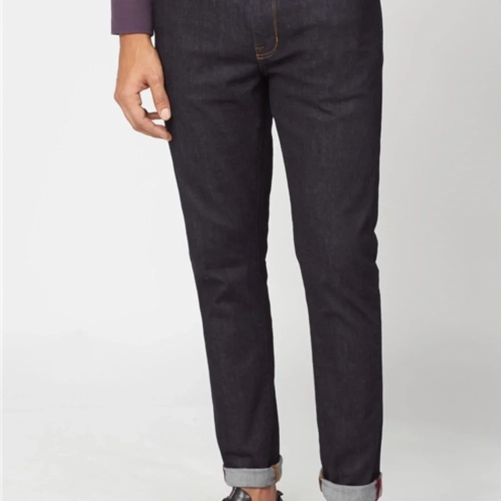 Ben Sherman Raw Dark Blue Denim - Picture 6 of 13